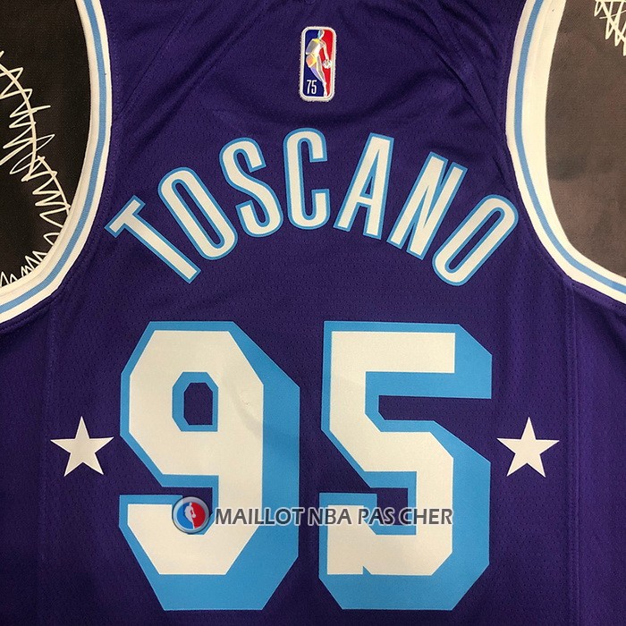 Maillot Los Angeles Lakers Juan Toscano-Anderson NO 95 Ville 2021-22 Volet